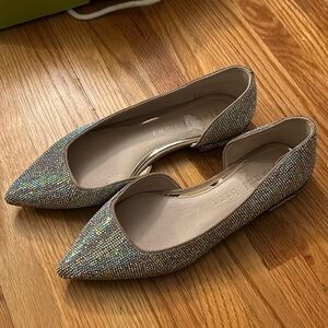 Iridescent Gianni Bini flats